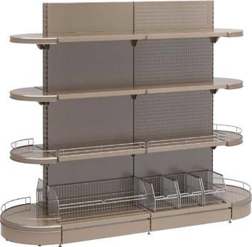 Open-Designed Semi-Rack Shelves