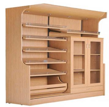 Wooden Bread Shelves